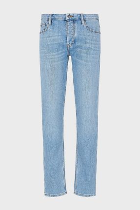 شلوار جین آبی مردانه پاچه ساده Emporio Armani - کد 816740509