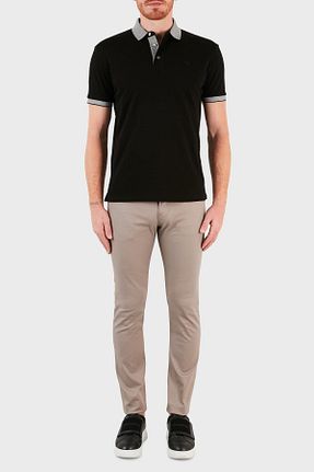 شلوار جین قهوه ای مردانه پنبه - الاستین Emporio Armani - کد 167290840