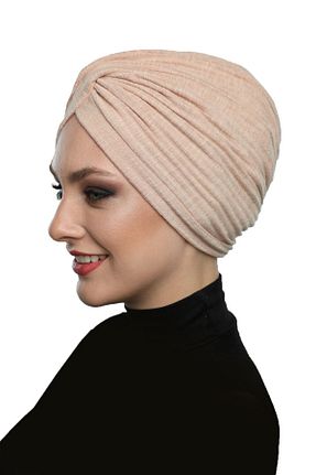 کلاه شنای حجاب سرمه ای زنانه fidan bone - کد 665700249