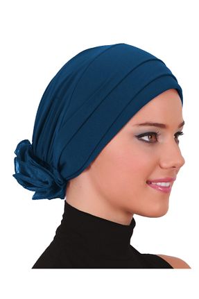 کلاه شنای حجاب آبی زنانه fidan bone - کد 51444145