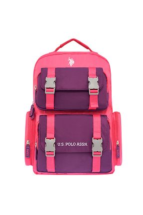 کیف مدرسه صورتی زنانه پارچه ای U.S. Polo Assn. - کد 858117480