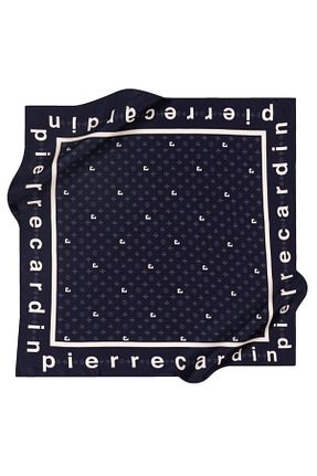روسری سرمه ای 90 x 90 Pierre Cardin - کد 858122930
