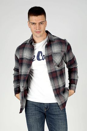 پیراهن سرمه ای مردانه رگولار Lee Cooper - کد 858153308