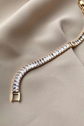 دستبند استیل (فولاد) طلائی زنانه استیل (فولاد) MELENY - کد 843553996