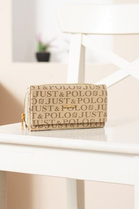 کیف پول قهوه ای زنانه سایز متوسط Just Polo - کد 857947200