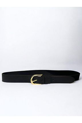 کمربند مشکی زنانه چرم مصنوعی THEOS - کد 858061585