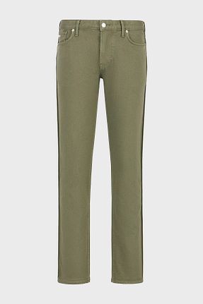 شلوار جین سبز مردانه پاچه لوله تفنگی Emporio Armani - کد 743421654