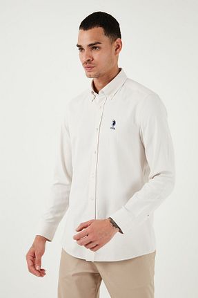 پیراهن مشکی مردانه اسلیم فیت U.S. Polo Assn. - کد 836201253