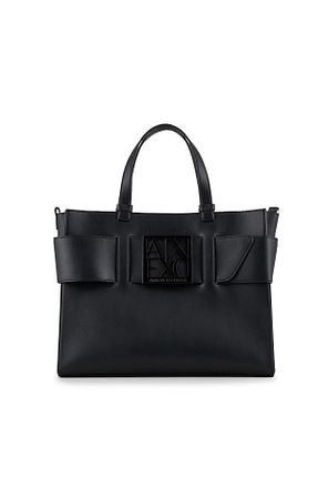 کیف دوشی مشکی زنانه پلی استر Armani Exchange - کد 66381272