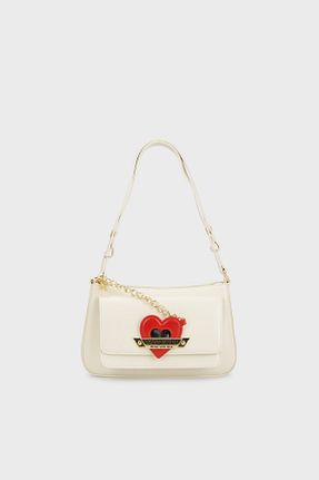 کیف دوشی بژ زنانه پلی استر Love Moschino - کد 841984649