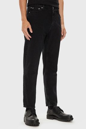 شلوار جین مشکی مردانه پاچه ساده Calvin Klein - کد 843761719
