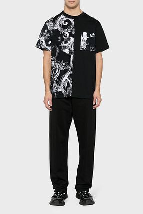 تیشرت مشکی مردانه رگولار VERSACE JEANS COUTURE - کد 810291167