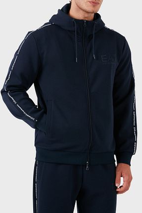 سوئیشرت سرمه ای مردانه چاپی EA7 - کد 848965474