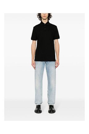 پولوشرت مشکی مردانه %100 پنبه Emporio Armani - کد 794624772