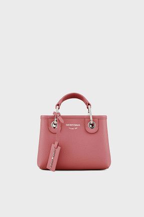 کیف دوشی صورتی زنانه پلی اورتان Emporio Armani - کد 807201743