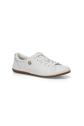 کفش اسنیکر سفید زنانه چرم اصل U.S. Polo Assn. - کد 821900718