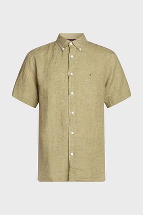 پیراهن خاکی مردانه رگولار Tommy Hilfiger - کد 830136433