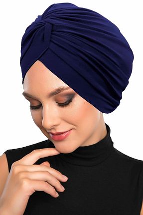 کلاه شنای حجاب سرمه ای زنانه fidan bone - کد 310945325