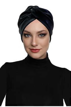 کلاه شنای حجاب مشکی زنانه fidan bone - کد 790063014