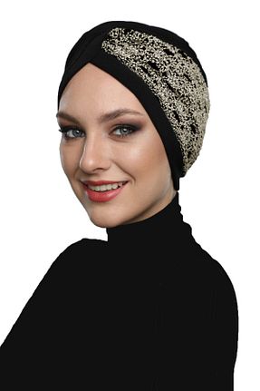 کلاه شنای حجاب مشکی زنانه fidan bone - کد 42712483