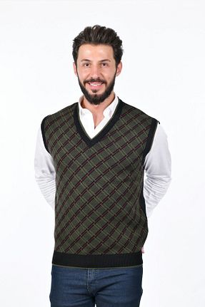 سوئیتر مشکی مردانه اکریلیک Kamalı - کد 740039078