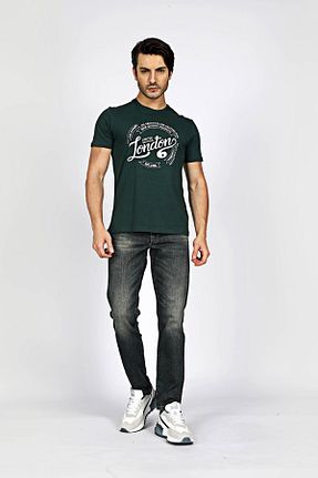شلوار جین طوسی مردانه پاچه ساده Lee Cooper - کد 824322018