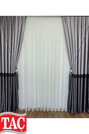 پرده زمینه مشکی ساتن Taç - کد 854237635
