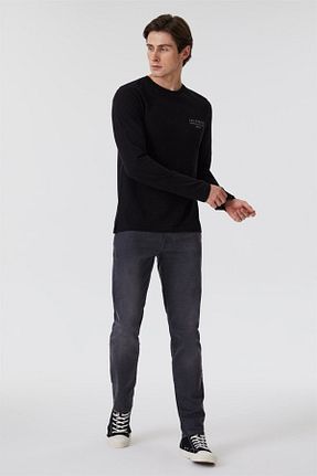 شلوار جین مشکی مردانه پاچه لوله تفنگی Lee Cooper - کد 356437605
