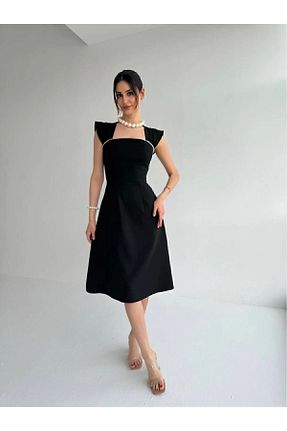 لباس مشکی زنانه بافتنی Modisma - کد 847897317