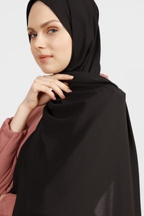 شال مشکی زنانه کرپ Differenza - کد 73289983
