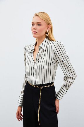 پیراهن طوسی زنانه رگولار Sateen - کد 858148388