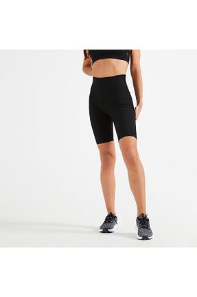 شوارک اسپرت مشکی زنانه فاق بلند Decathlon - کد 339024855