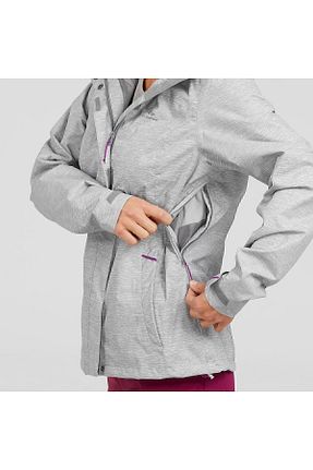 بادگیر و بارانی اسپرت طوسی زنانه پلی استر Decathlon - کد 311009949