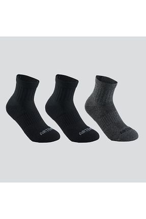 جوراب اسپرت مشکی بچه گانه پنبه ای Decathlon - کد 318269968