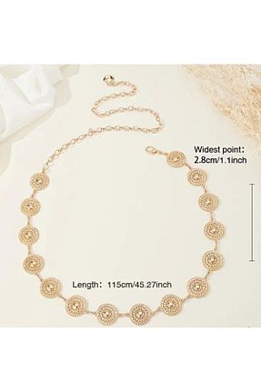کمربند طلائی زنانه زنجیر Beyna - کد 852024296