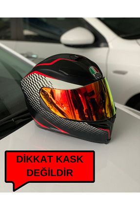 کلاه ایمنی موتور سواری نارنجی یدکی کلاه کاسک موتور سواری scharf - کد 846123263