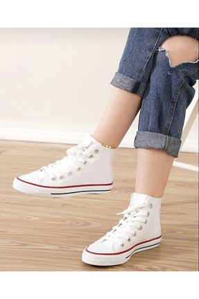 کفش اسنیکر سفید زنانه بند دار wefashion - کد 468712120