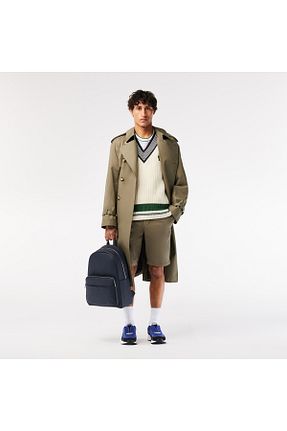 کیف دوشی سرمه ای مردانه پلی اورتان Lacoste - کد 806569917