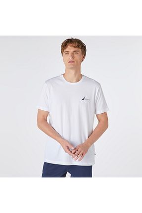 تیشرت سفید مردانه رگولار Nautica - کد 772499028