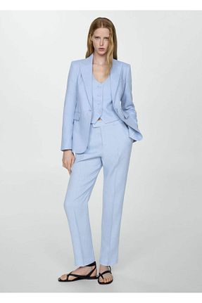 کت آبی زنانه رگولار MANGO - کد 812098908