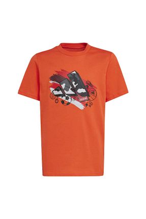 تیشرت اسپرت صورتی بچه گانه رگولار adidas - کد 857635019
