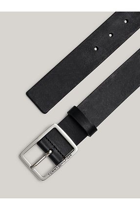 کمربند مشکی مردانه چرم مصنوعی Tommy Hilfiger - کد 846393336