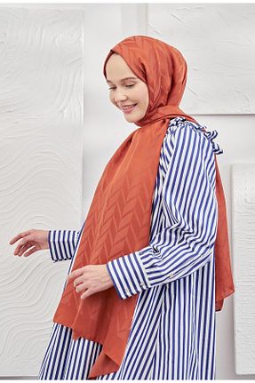 شال نارنجی زنانه پلی استر ARMANDA - کد 758394141
