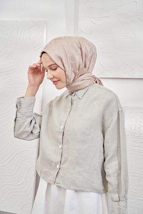 شال قهوه ای زنانه ARMANDA - کد 832779774