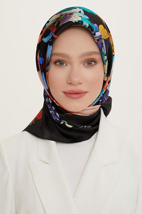 روسری مشکی پلی استر Armine - کد 808299467