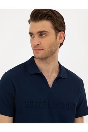 پولوشرت سرمه ای مردانه %100 پنبه Pierre Cardin - کد 835699943