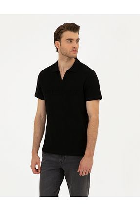 پولوشرت مشکی مردانه اسلیم فیت Pierre Cardin - کد 834892793