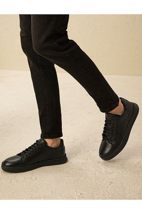 کفش اسنیکر مشکی مردانه بند دار Pierre Cardin - کد 833218018