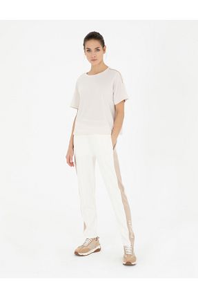 شلوار کرمگن نباتی زنانه رگولار Pierre Cardin - کد 832897786