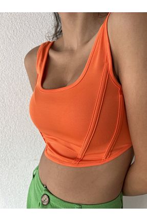 بادی نارنجی زنانه پلی استر TamSeninTarzin - کد 376187689